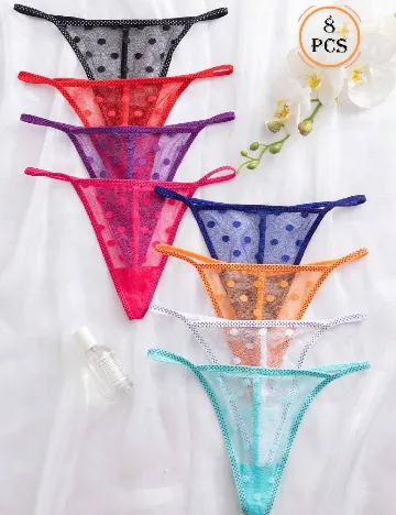 Set chiloti 8 perechi SHEIN, mix culori