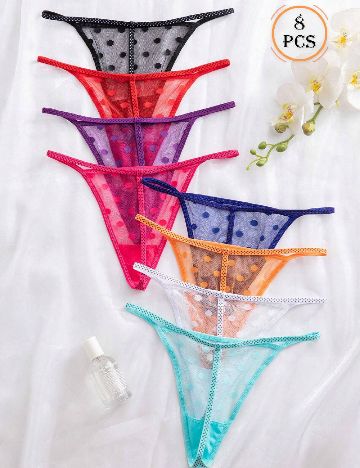 Set chiloti 8 perechi SHEIN, mix culori