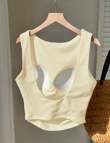 Top SHEIN, galben