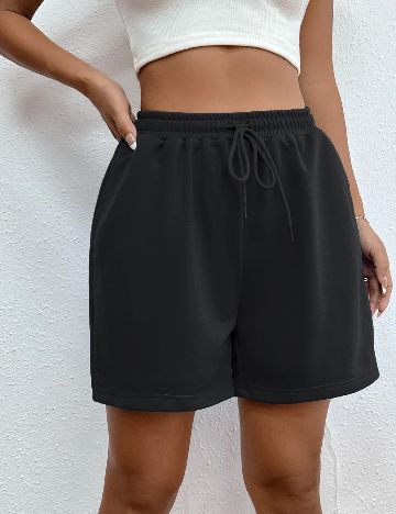 Pantaloni scurti SHEIN, negru