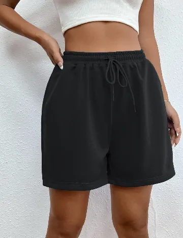 Pantaloni scurti SHEIN, negru