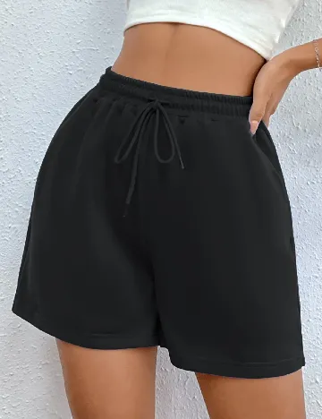 Pantaloni scurti SHEIN, negru