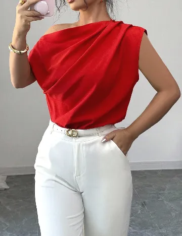 Bluza SHEIN, rosu