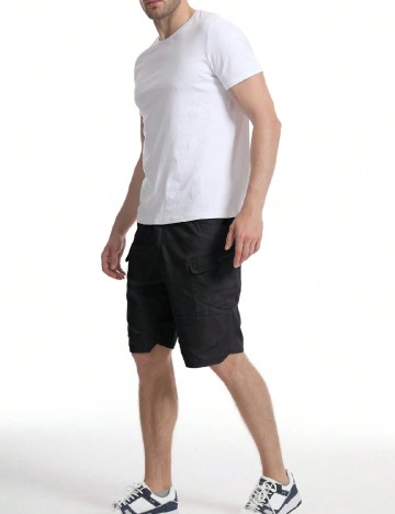 Pantaloni scurti SHEIN, negru