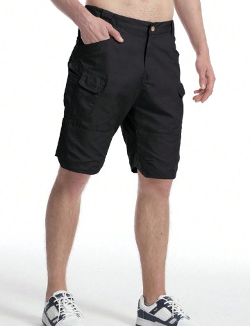 Pantaloni scurti SHEIN, negru