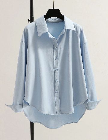 Camasa SHEIN, bleu