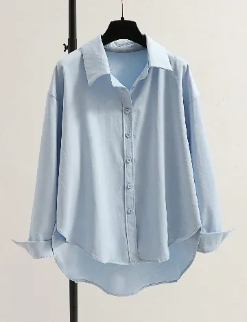 Camasa SHEIN, bleu