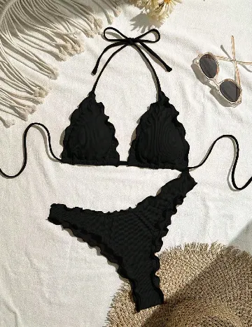 Costum de baie SHEIN, negru