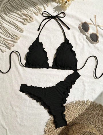 Costum de baie SHEIN, negru