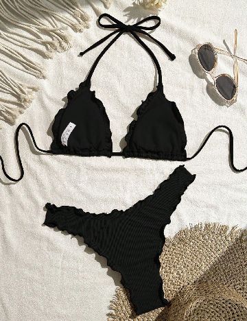 Costum de baie SHEIN, negru
