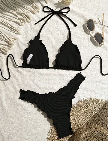 Costum de baie SHEIN, negru