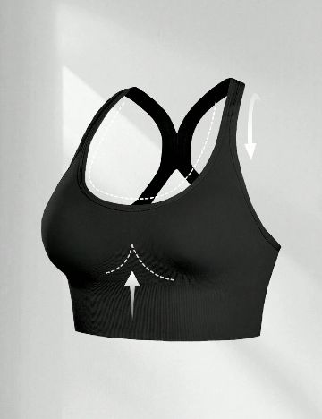 Bustiera SHEIN, negru