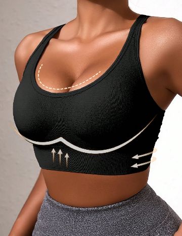 Bustiera SHEIN, negru