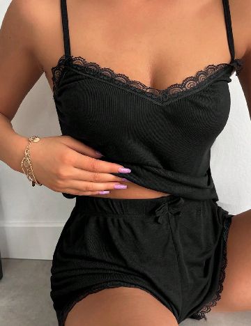 Pijama SHEIN, negru