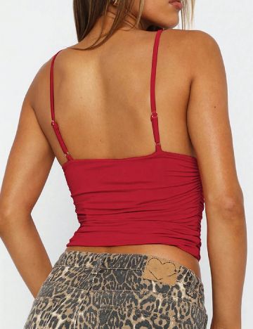 Top SHEIN, rosu