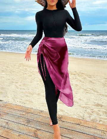 Salopeta de plaja SHEIN, negru