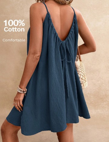 Rochie scurta SHEIN, bleumarin