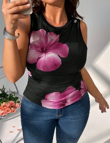 Maiou SHEIN CURVE, negru