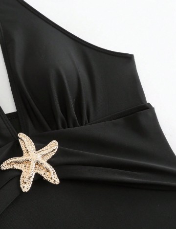 Costum de baie SHEIN CURVE, negru