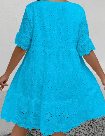 Rochie scurta SHEIN CURVE, albastru