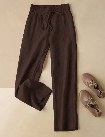 Pantaloni SHEIN, maro