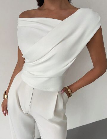 Top SHEIN, alb