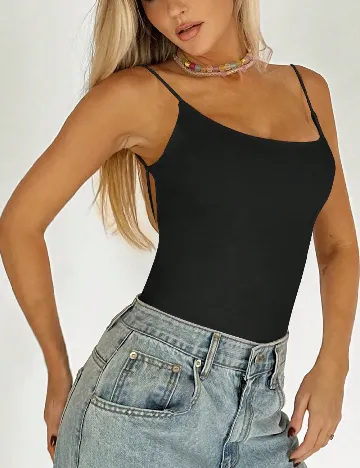 Top SHEIN, negru