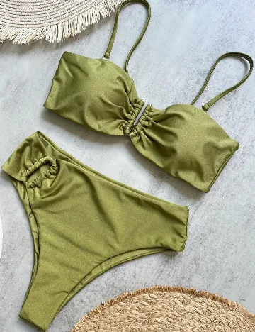 Costum de baie SHEIN, verde