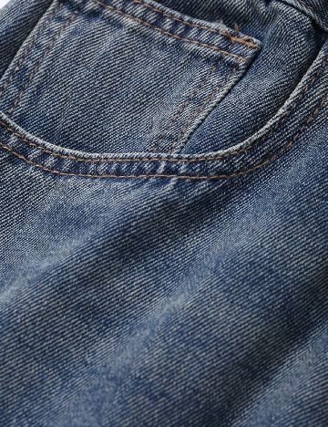 Pantaloni scurti Dazy Plus Size, bleumarin