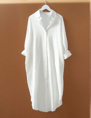 Rochie medie SHEIN, alb