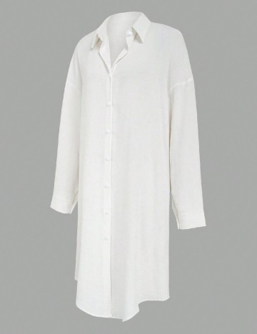 Rochie medie SHEIN, alb