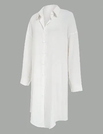 Rochie medie SHEIN, alb