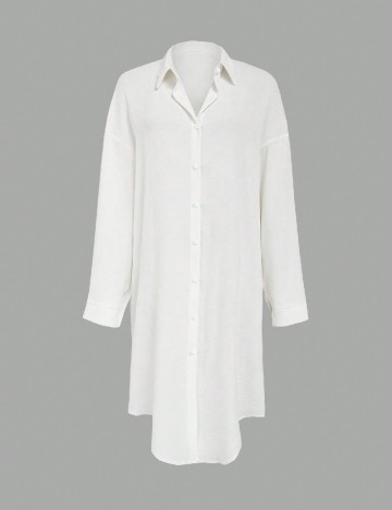 Rochie medie SHEIN, alb