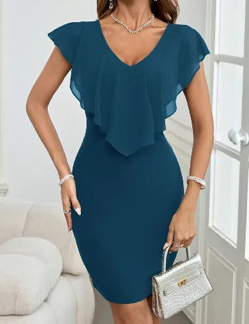 Rochie scurta SHEIN, albastru