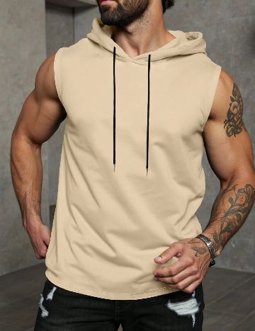 Maiou SHEIN Plus Size Men, crem