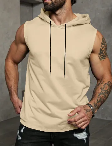 Maiou SHEIN Plus Size Men, crem