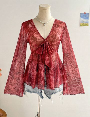 Bluza SHEIN, rosu