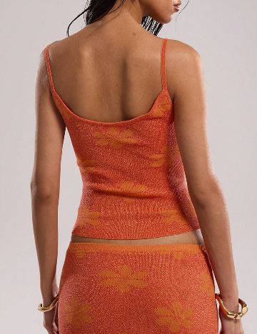 Top SHEIN, portocaliu