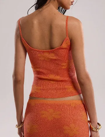 Top SHEIN, portocaliu