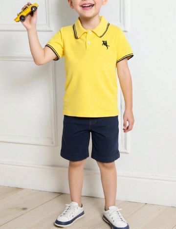Tricou Shein Kids, galben