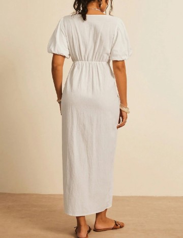 Rochie medie SHEIN CURVE, alb