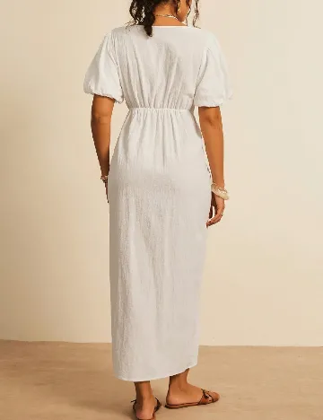Rochie medie SHEIN CURVE, alb