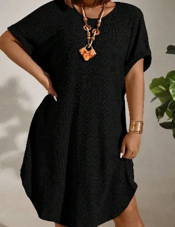 Rochie scurta SHEIN CURVE, negru