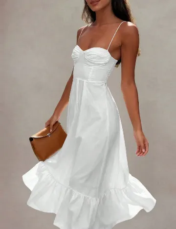 Rochie lunga SHEIN, alb