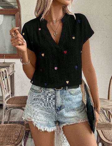 Bluza SHEIN, negru