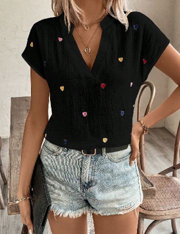 Bluza SHEIN, negru