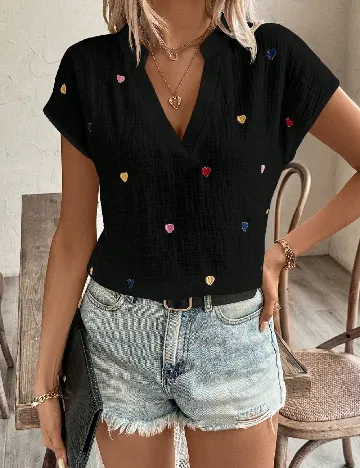 Bluza SHEIN, negru