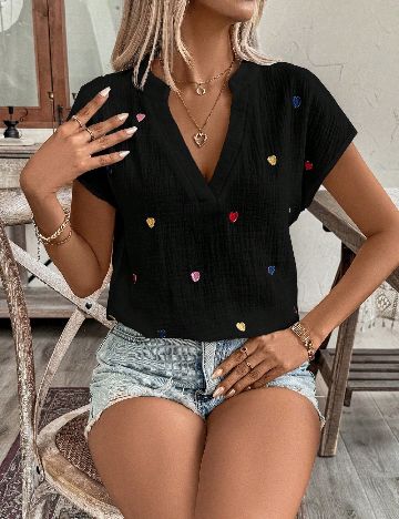 Bluza SHEIN, negru