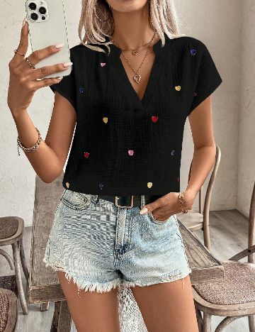 Bluza SHEIN, negru