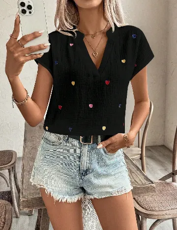 Bluza SHEIN, negru